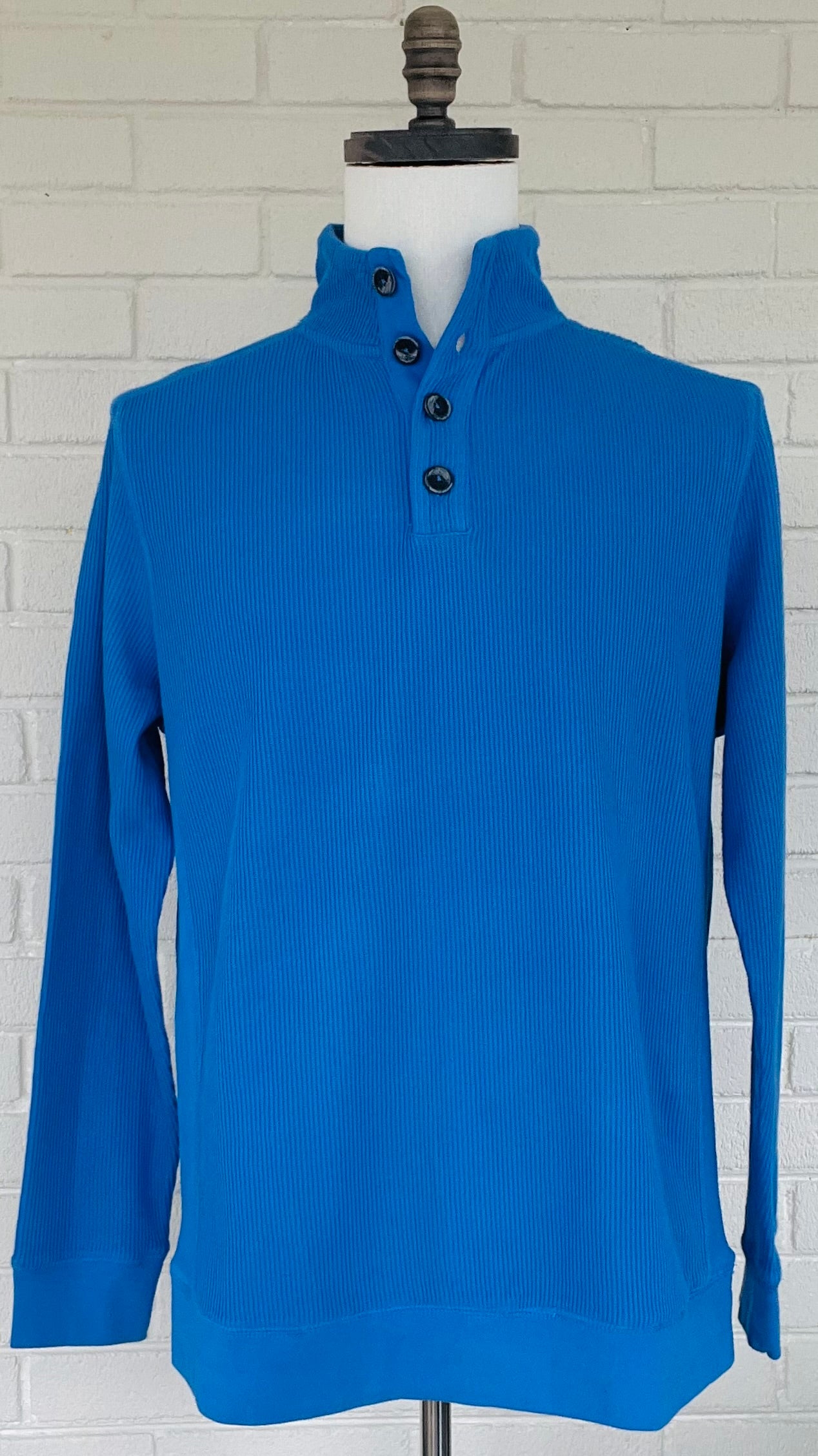 Mododoc Long Sleeve 1/4 Button Shirt