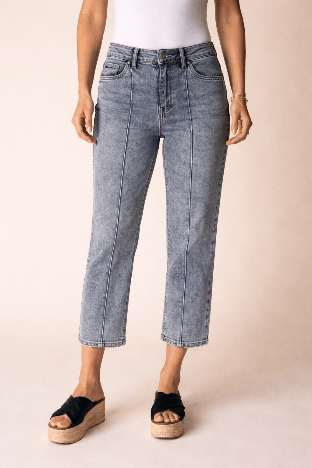 Habitat Pants Habitat Stretch Denim Seamed Cropped Flare Pant - Multiple Colors 74000606 Habitat Stretch Denim Seamed Cropped Flare Pant - Multiple Colors