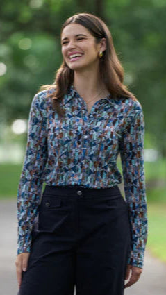 Foil Down For Business Top