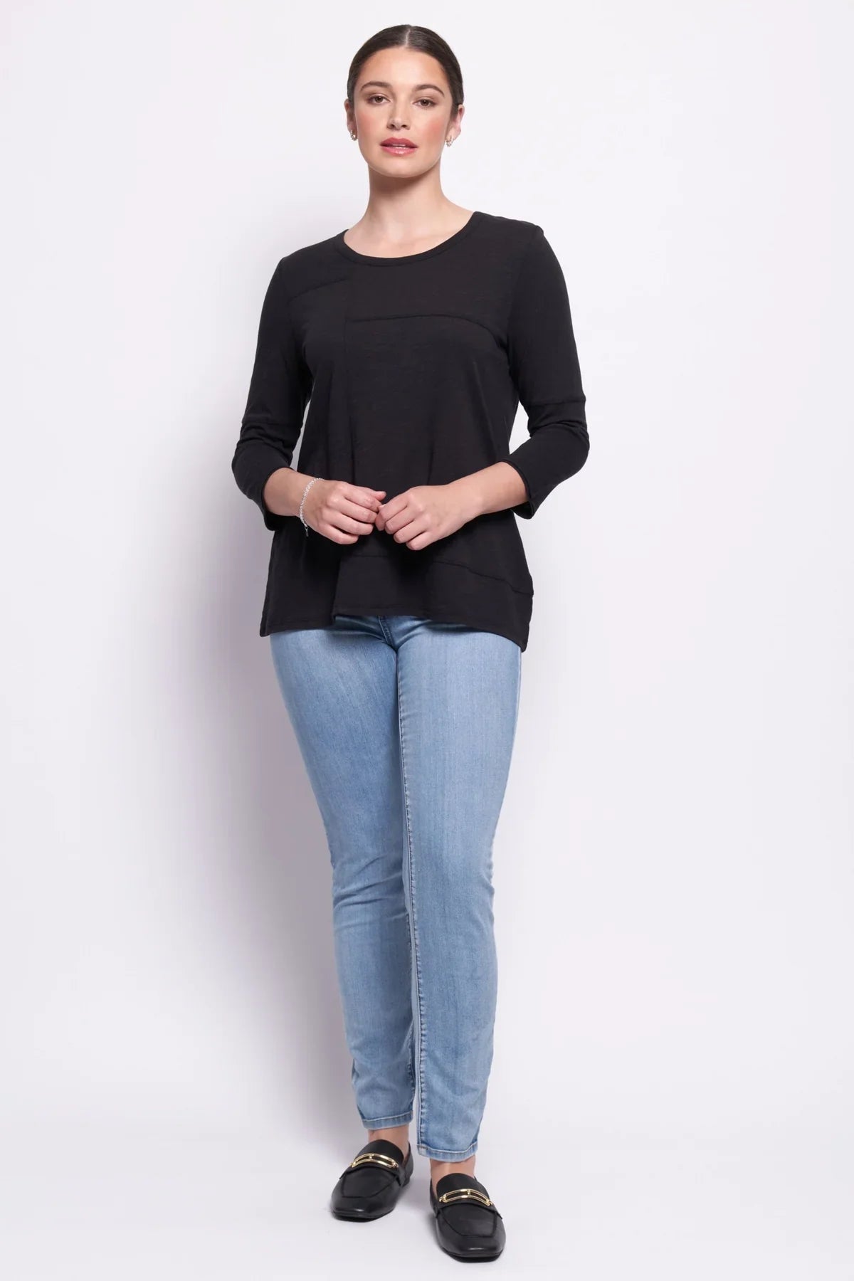 Foil Sew It Seams Top - Multiple Colors