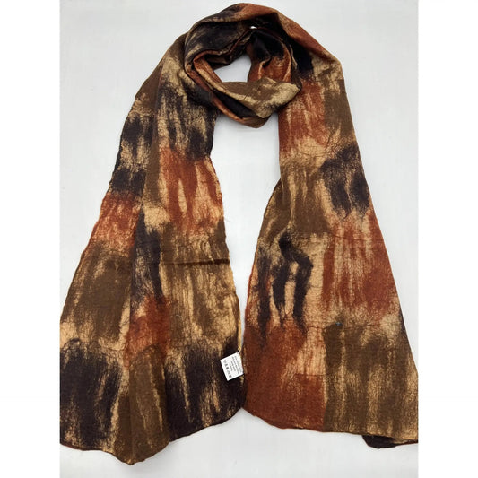Nurbu Inc. Scarves Felted Vintage Silk Sari Scarf - Multiple Colors Felted Vintage Silk Sari Scarf - Multiple Colors
