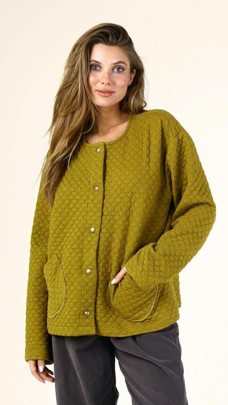 Fenini Jackets Fenini Quilted Jacquard Jacket Fenini Quilted Jacquard Jacket