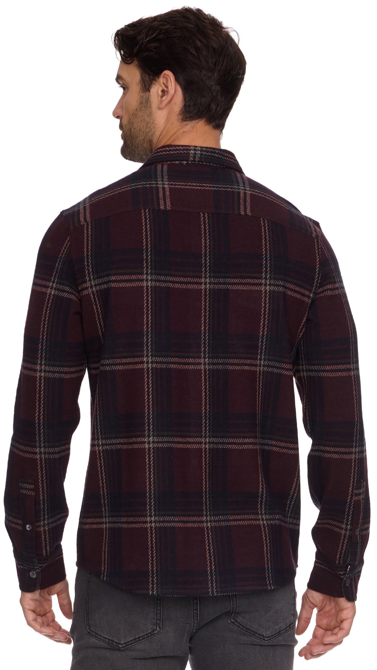Flag & Anthem Men's Button Downs Flag & Anthem Elba Hero Knit Flannel Flag & Anthem Elba Hero Knit Flannel