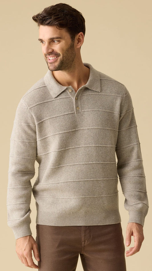 Flag & Anthem Men's Button Downs Flag & Anthem Hayneville Sweater Polo Flag & Anthem Hayneville Sweater Polo
