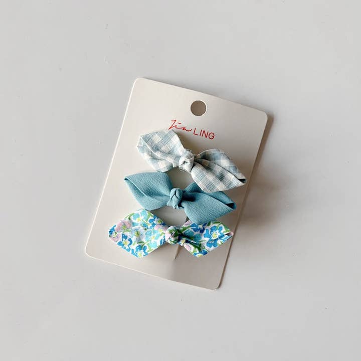 The Find Peaks Children's Accessories The Find Peaks Floral Fabric Bow Hair Clips - Multiple Color 64493278 The Find Peaks Floral Fabric Bow Hair Clips - Multiple Color