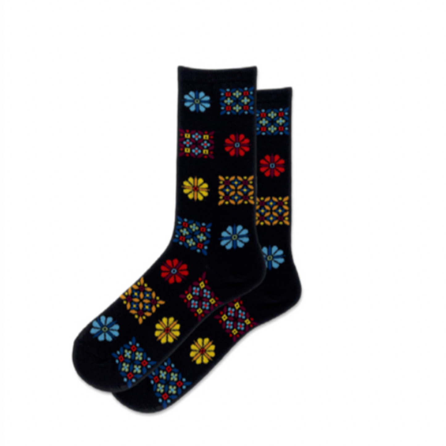 Hot Sox Floral Geo Socks