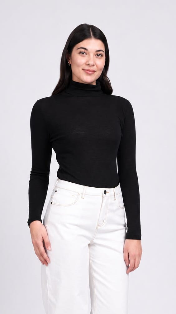 FOIL Tops Foil Fine Merino Polo Neck Top - Multiple Colors 58360798 Foil Fine Merino Polo Neck Top - Multiple Colors