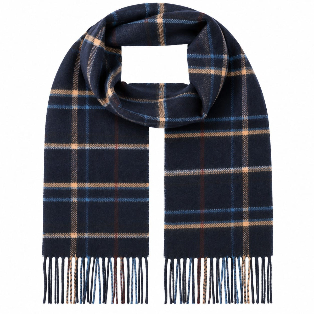 Fraas Scarves Men's Scarves Fraas Cashmink Windowpane Scarf - Multiple Colors Fraas Cashmink Windowpane Scarf - Multiple Colors