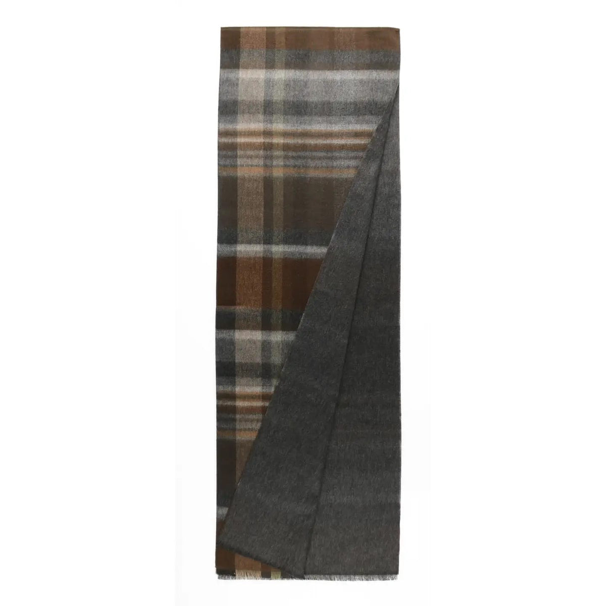 Fraas Scarves Men's Scarves Fraas Men's Reversible Cashmink Plaid Scarf - Multiple Colors 66652894 Fraas Men's Reversible Cashmink Plaid Scarf - Multiple Colors