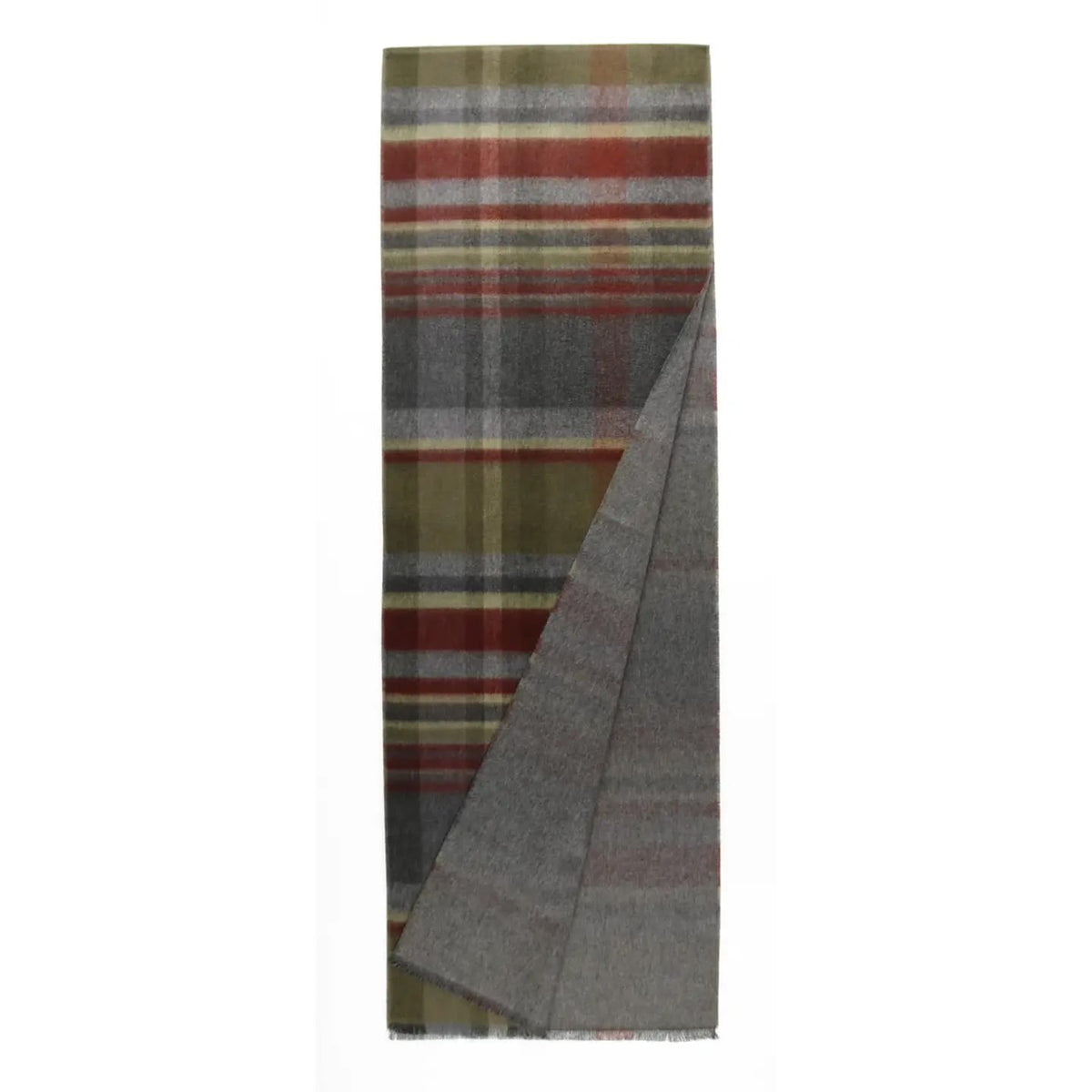 Fraas Scarves Men's Scarves Fraas Men's Reversible Cashmink Plaid Scarf - Multiple Colors Fraas Men's Reversible Cashmink Plaid Scarf - Multiple Colors