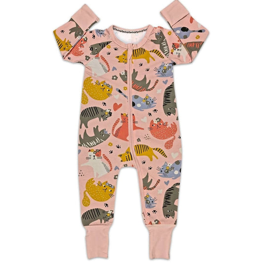 Good Luck Sock Children's Clothing Good Luck Sock Baby Zipper Pajamas - Multiple Prints 52450014 Good Luck Sock Baby Zipper Pajamas - Multiple Prints cotton