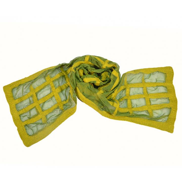 BNB Square Felted Chiffon Scarf