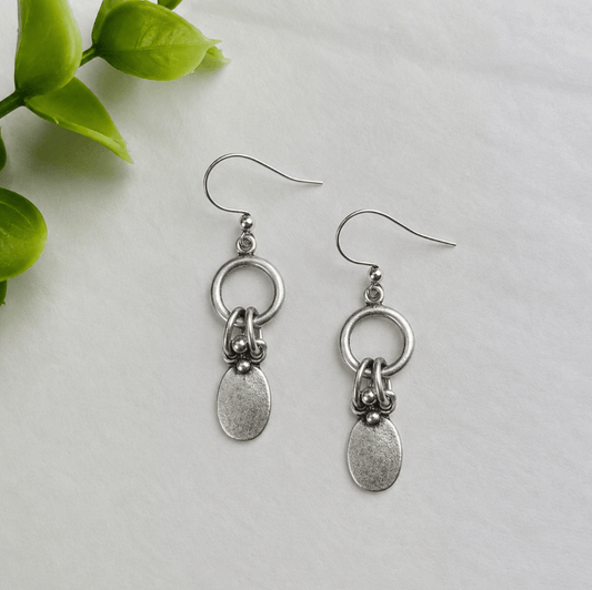 Volare Earrings Volare Halo Pebble Earring - Multiple Metals #5NK2 92999134 Volare Halo Pebble Earring - Multiple Metals #5NK2