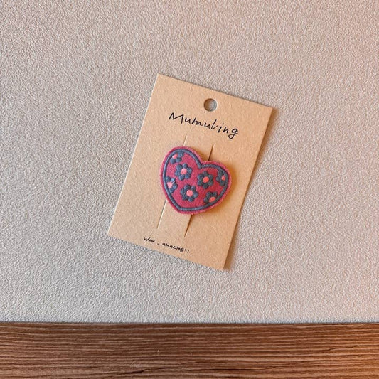 The Find Peaks Children's Accessories The Find Peaks Felt Heart Hair Clips - Multiple Colors The Find Peaks Felt Heart Hair Clips - Multiple Colors