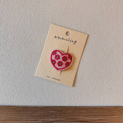 The Find Peaks Children's Accessories The Find Peaks Felt Heart Hair Clips - Multiple Colors The Find Peaks Felt Heart Hair Clips - Multiple Colors