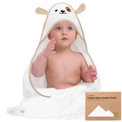 KeaBabies Cuddle Animals Hooded Towel - Multiple Prints