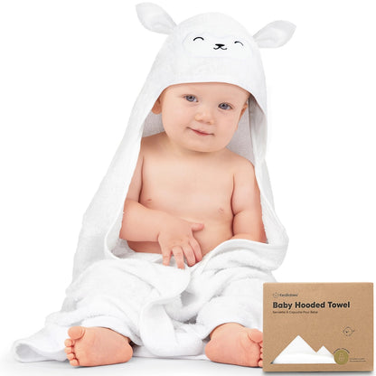 KeaBabies Cuddle Animals Hooded Towel - Multiple Prints