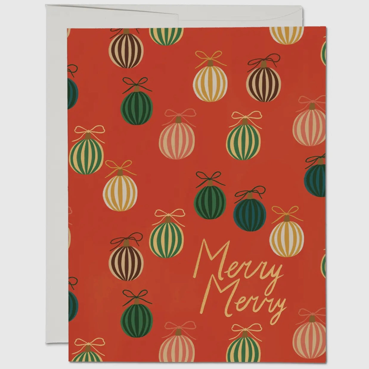 Merry Ornaments Holiday Greeting Card