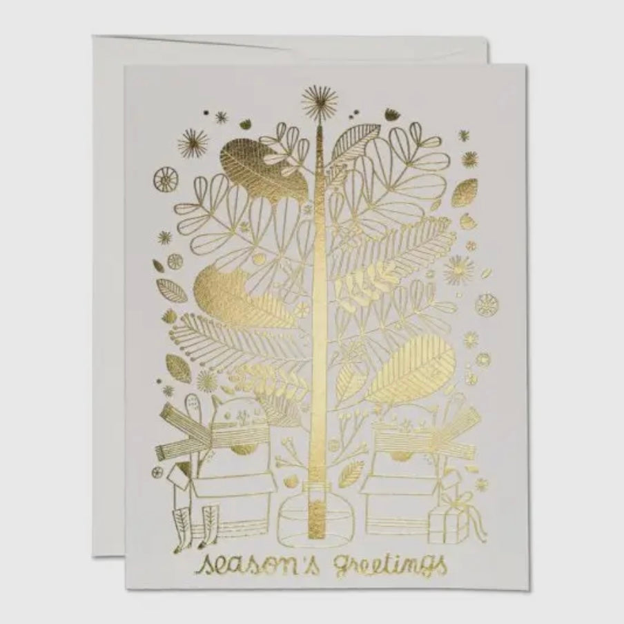 Tree Cats Holiday Greeting Card