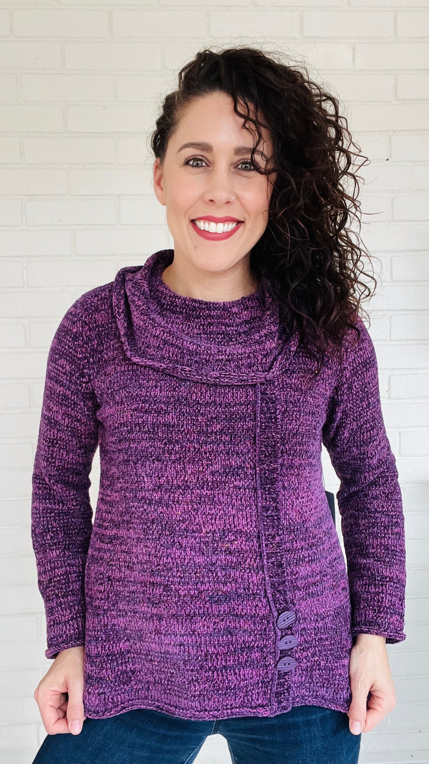 Habitat Chenille Button Cowl Pullover - Multiple Colors