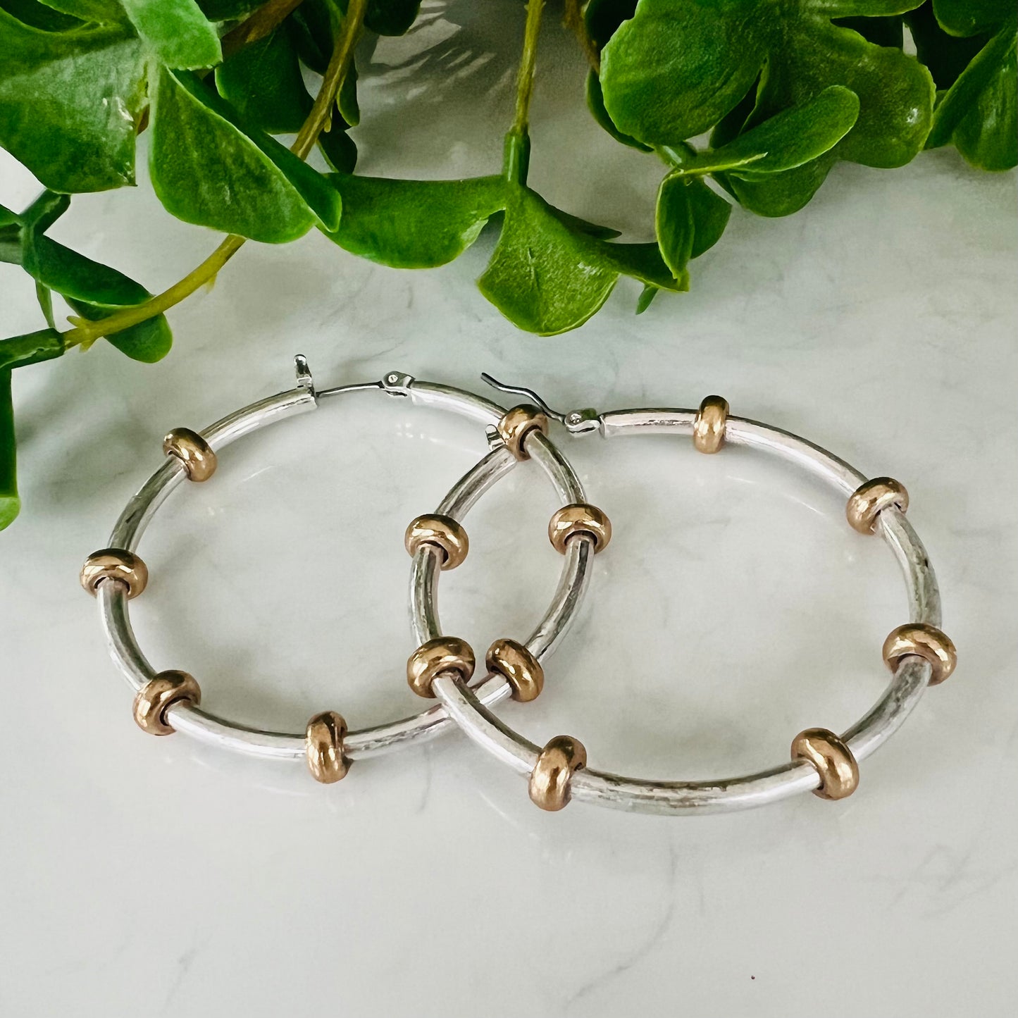 Mix Metal Hoops