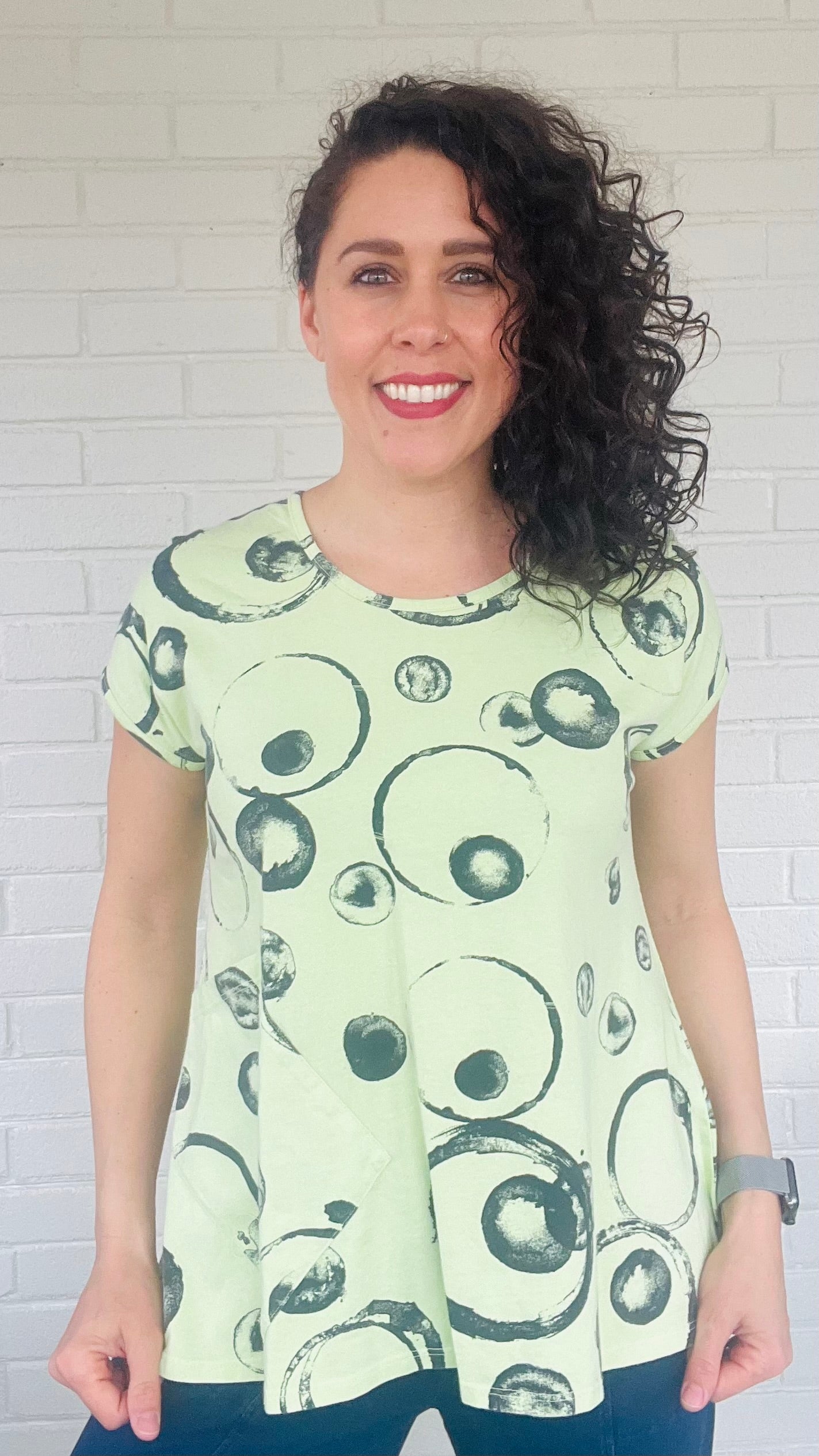 Cotton Lani Bubble Pocket Top - Multiple Colors