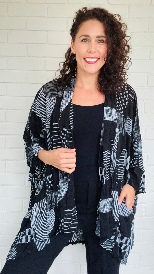 Chalet Haven Cardi - Multiple Prints
