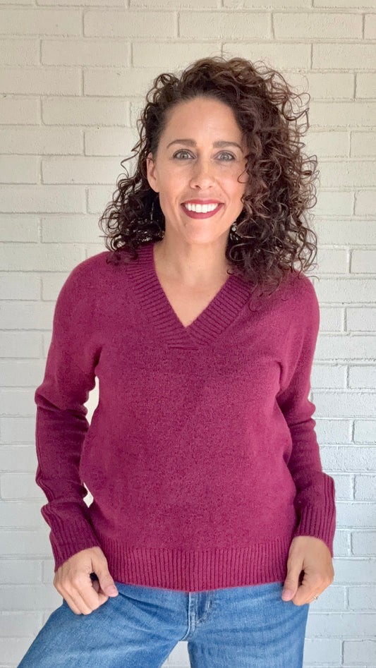 Wearables Ambrose V-Neck Sweater - Multiple Colors