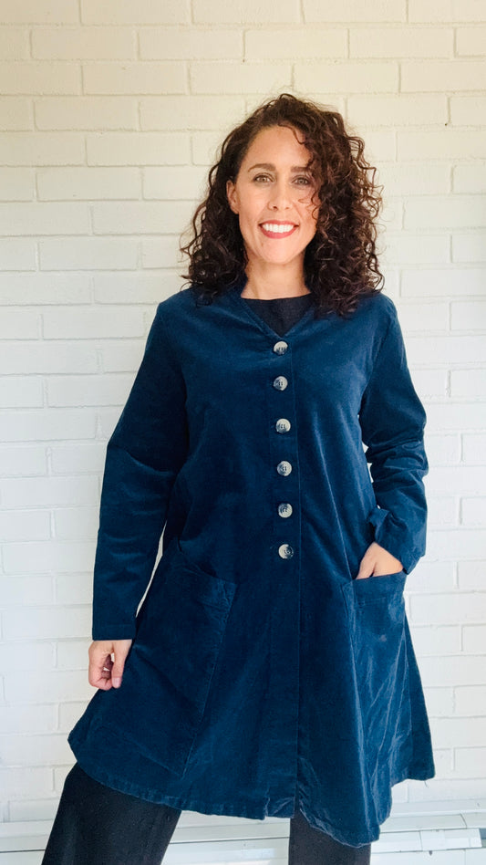 Cut Loose Mini Cord Swing Coat