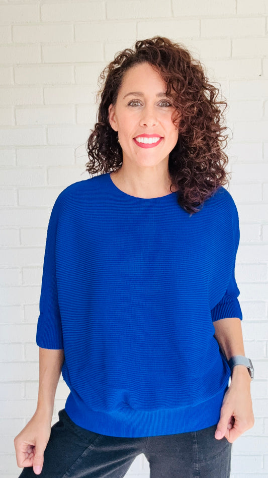 Vanite Textured Pullover Top - Multiple Colors