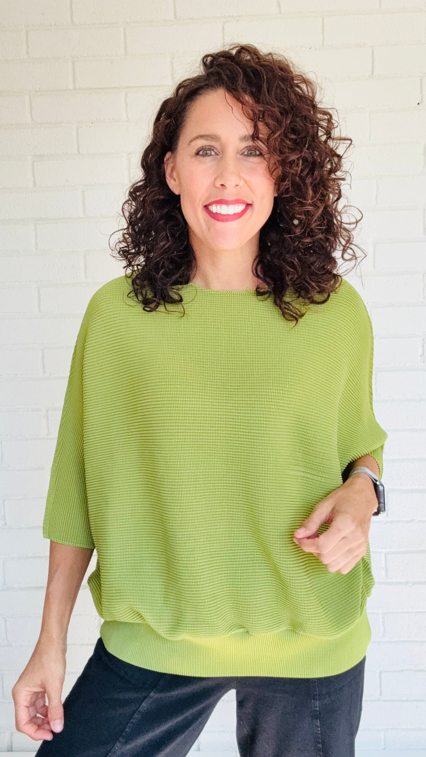 Vanite Textured Pullover Top - Multiple Colors