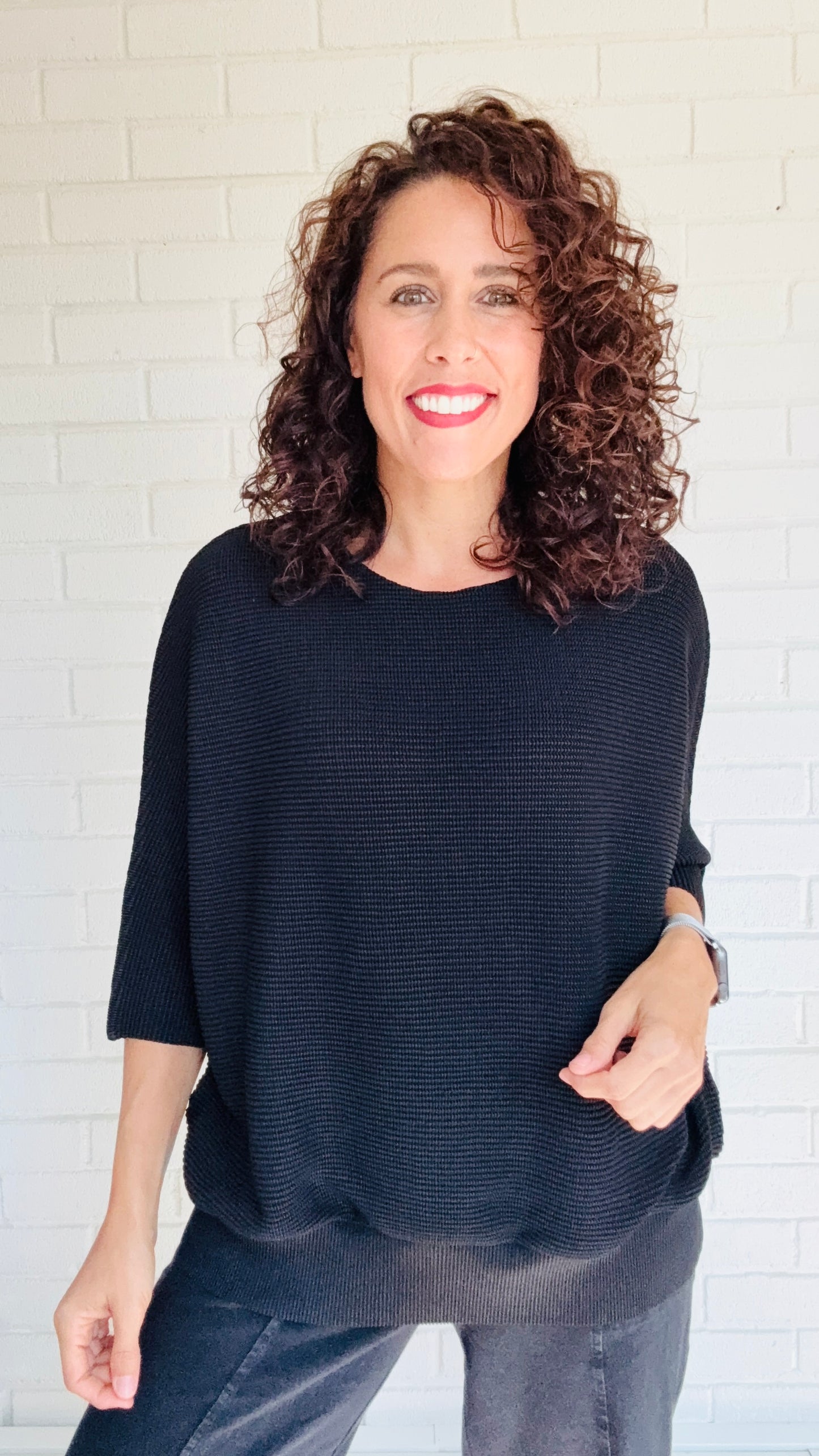 Vanite Textured Pullover Top - Multiple Colors