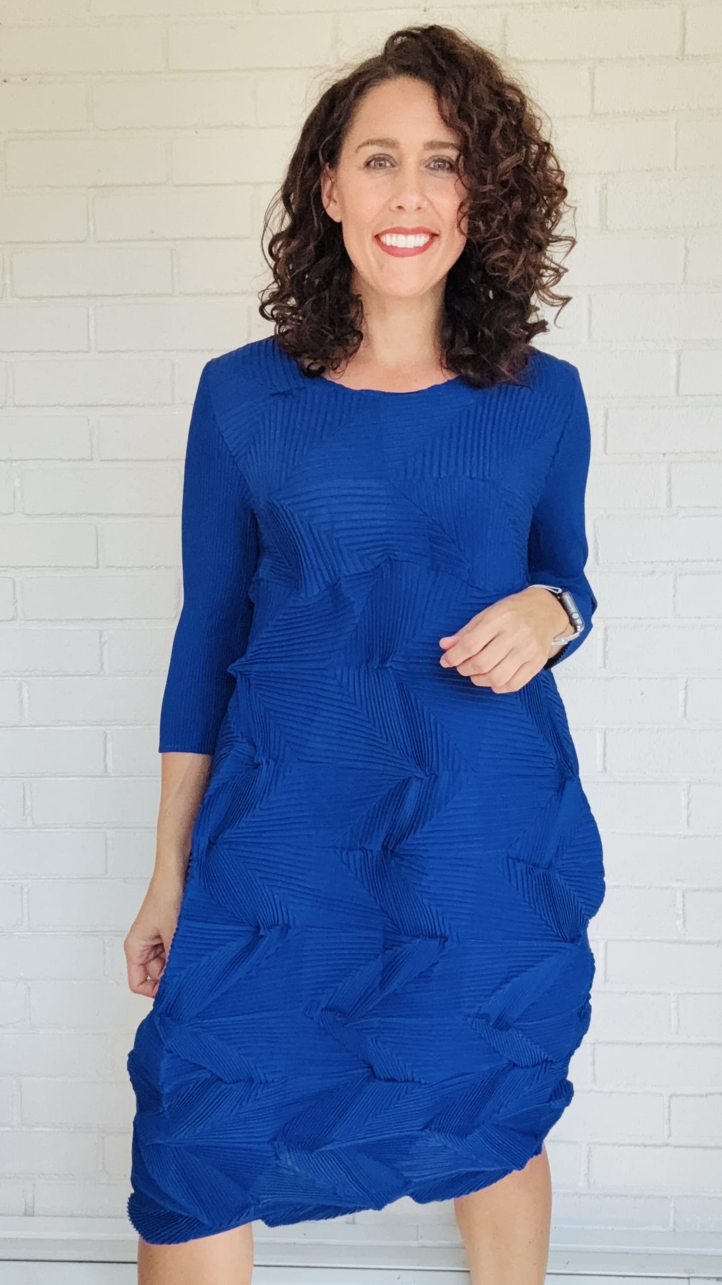 Vanite Origami Dress - Multiple Colors One Size / Royal