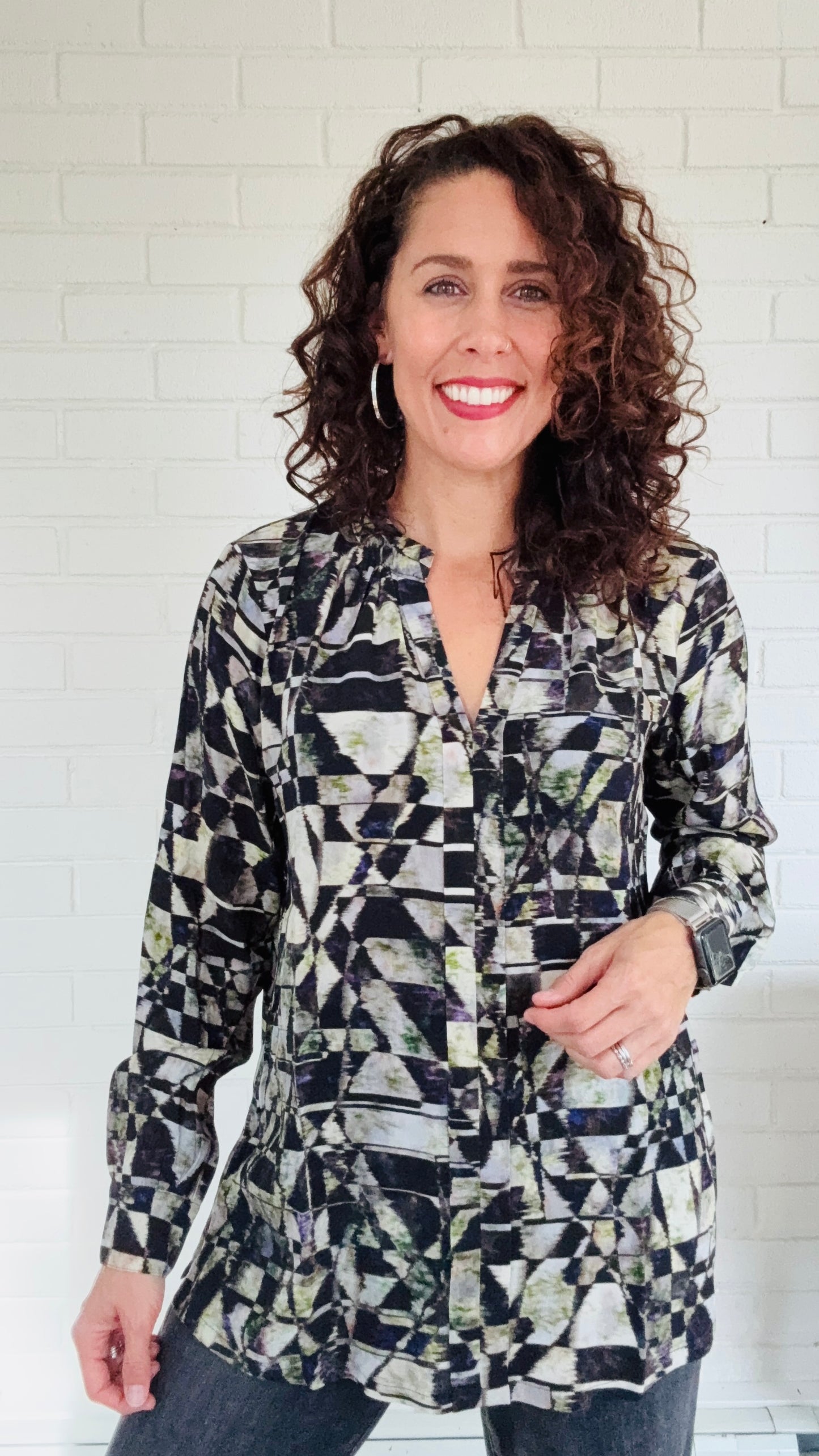 Foil Magic Touch Blouse - Multiple Prints