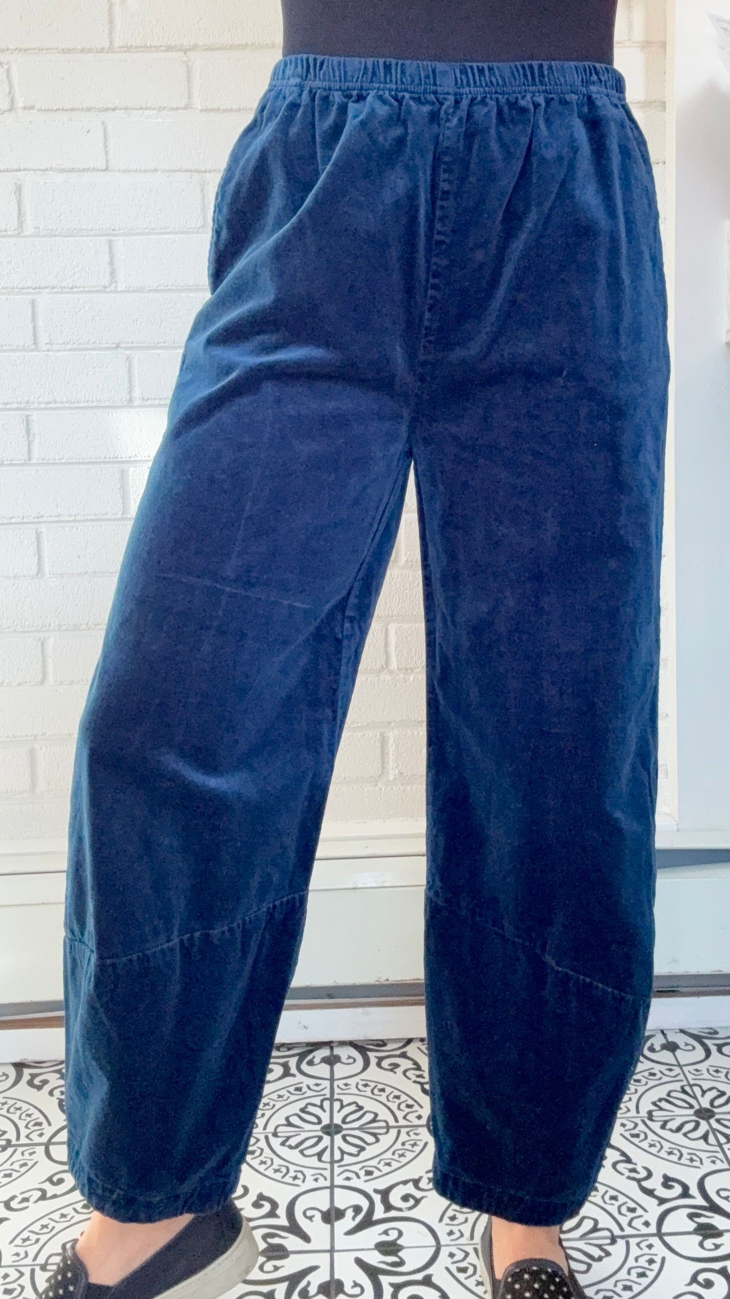 Cut Loose Velvet Lantern Pant - Multiple Colors