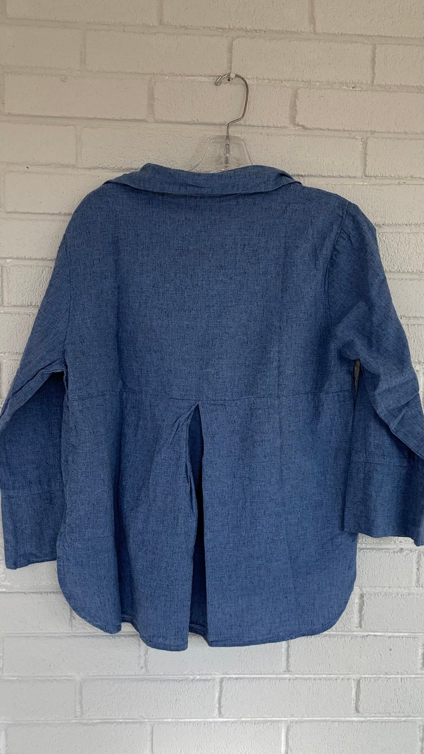 Cut Loose Crosshatch Crop Easy Shirt - Multiple Colors