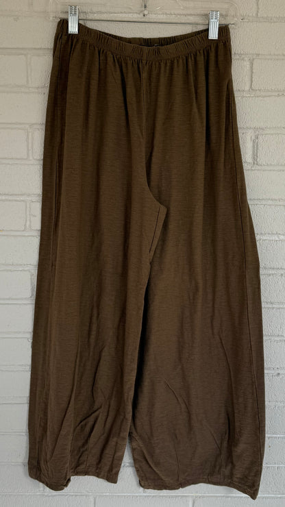 Cut Loose Cotton/Linen Cropped Pant with Darts - Multiple Colors