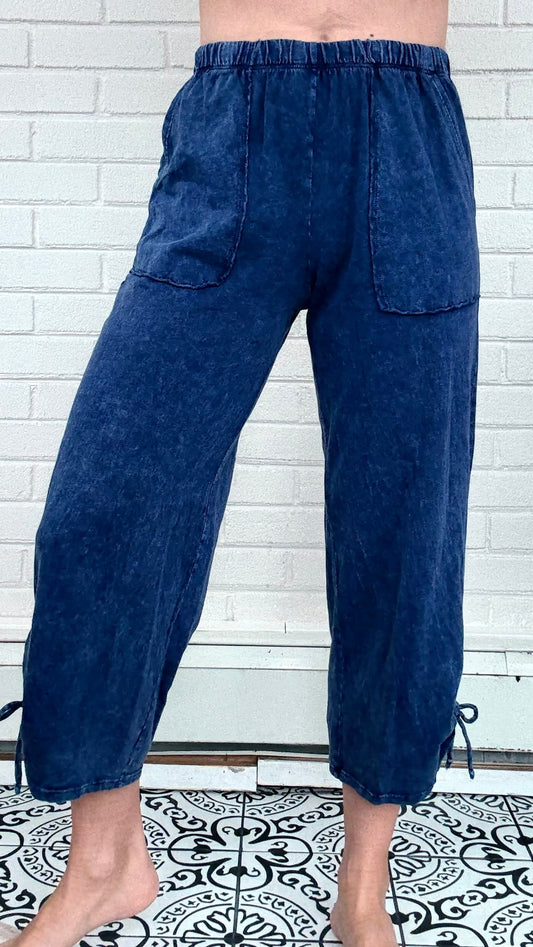 Cotton Lani Pants Cotton Lani 2 Pocket Cinch Pants - Multiple Colors 14877918 Cotton Lani 2 Pocket Cinch Pants - Multiple Colors