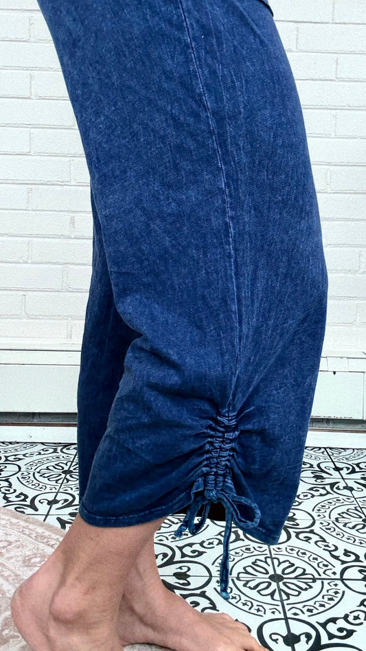 Cotton Lani Pants Cotton Lani 2 Pocket Cinch Pants - Multiple Colors Cotton Lani 2 Pocket Cinch Pants - Multiple Colors