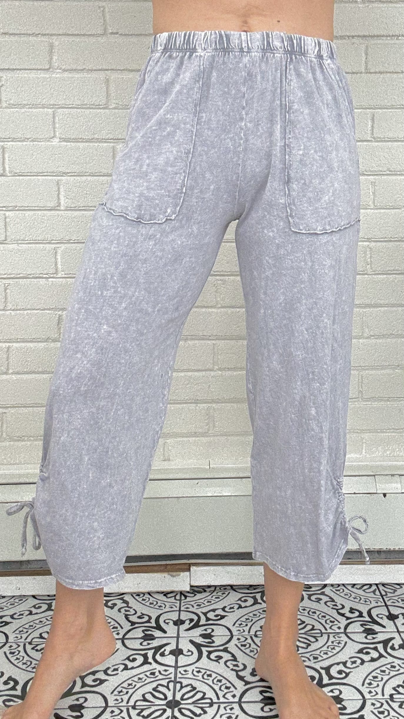 Cotton Lani Pants Cotton Lani 2 Pocket Cinch Pants - Multiple Colors 72416990 Cotton Lani 2 Pocket Cinch Pants - Multiple Colors