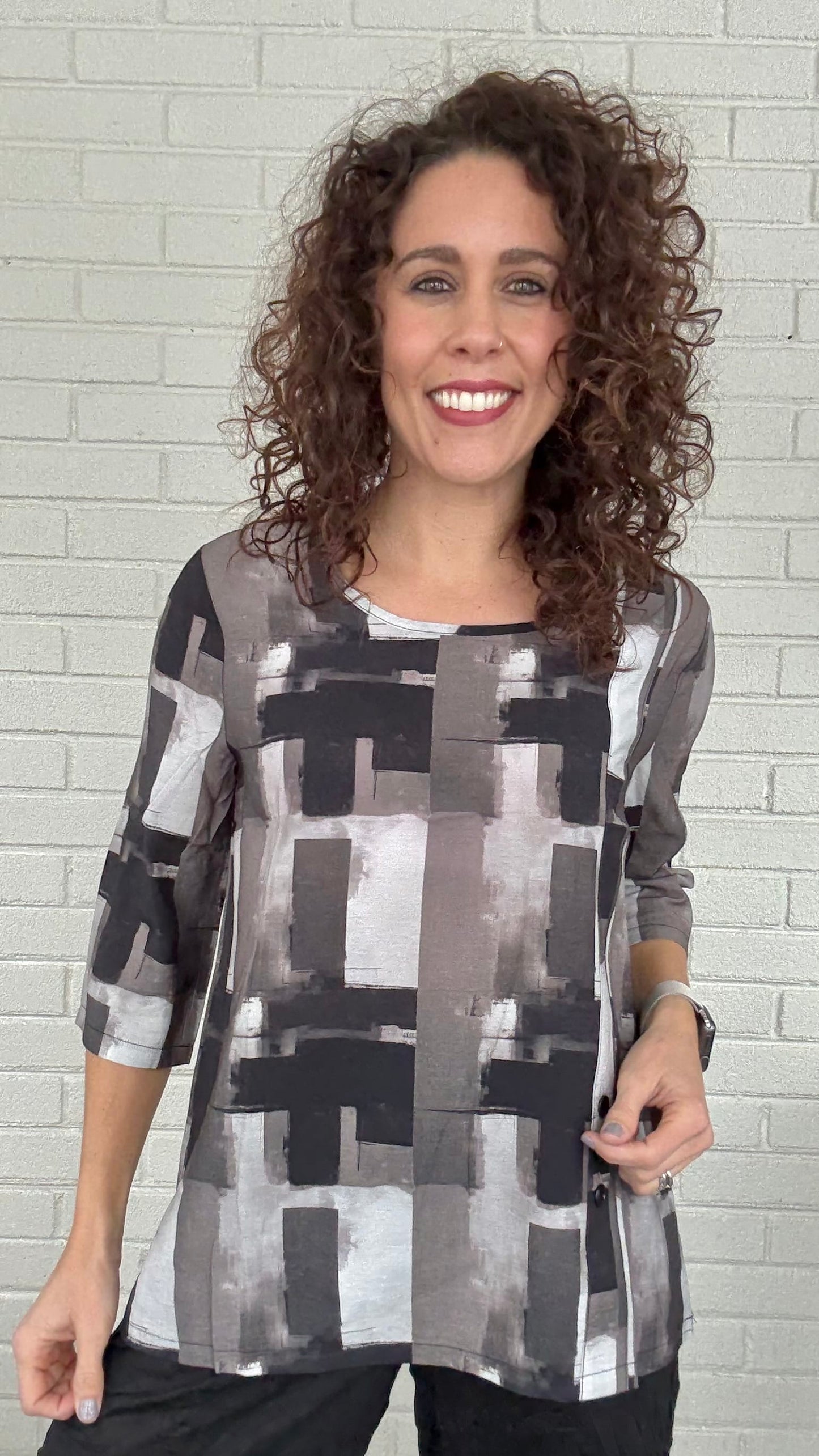 Shana Apparel Tops Shana Apparel 3 Button Pullover - Multiple Colors 96614110 Shana Apparel 3 Button Pullover - Multiple Colors