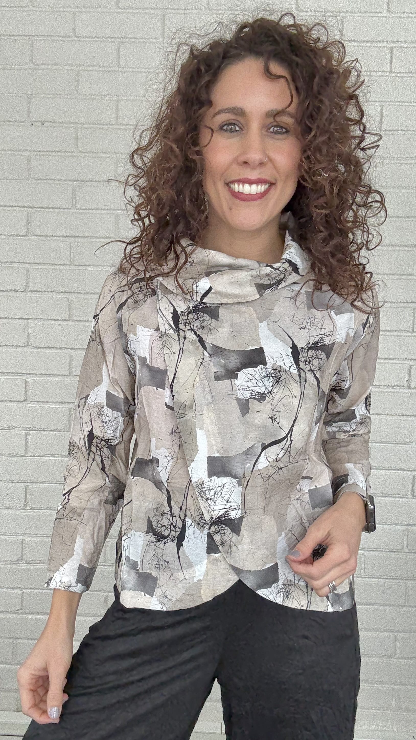 Shana Apparel Jackets Shana Apparel Button Cowl Crop Jacket 17282782 Shana Apparel Button Cowl Crop Jacket