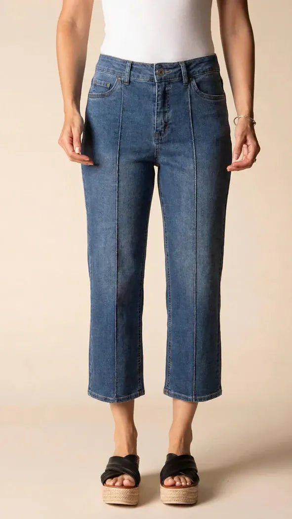Habitat Pants Habitat Stretch Denim Seamed Cropped Flare Pant - Multiple Colors 74033374 Habitat Stretch Denim Seamed Cropped Flare Pant - Multiple Colors