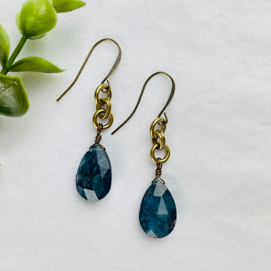 Lock & Key Catherine De Medici Earrings - Multiple Stones