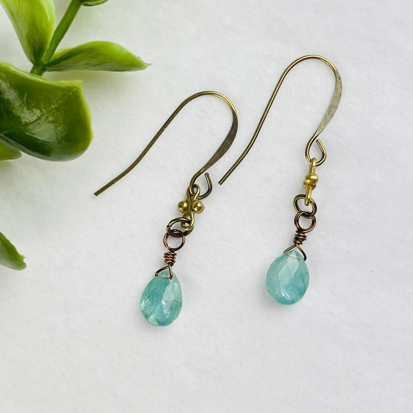 Lock & Key Petite Briolette Drop Earrings - Multiple Stones