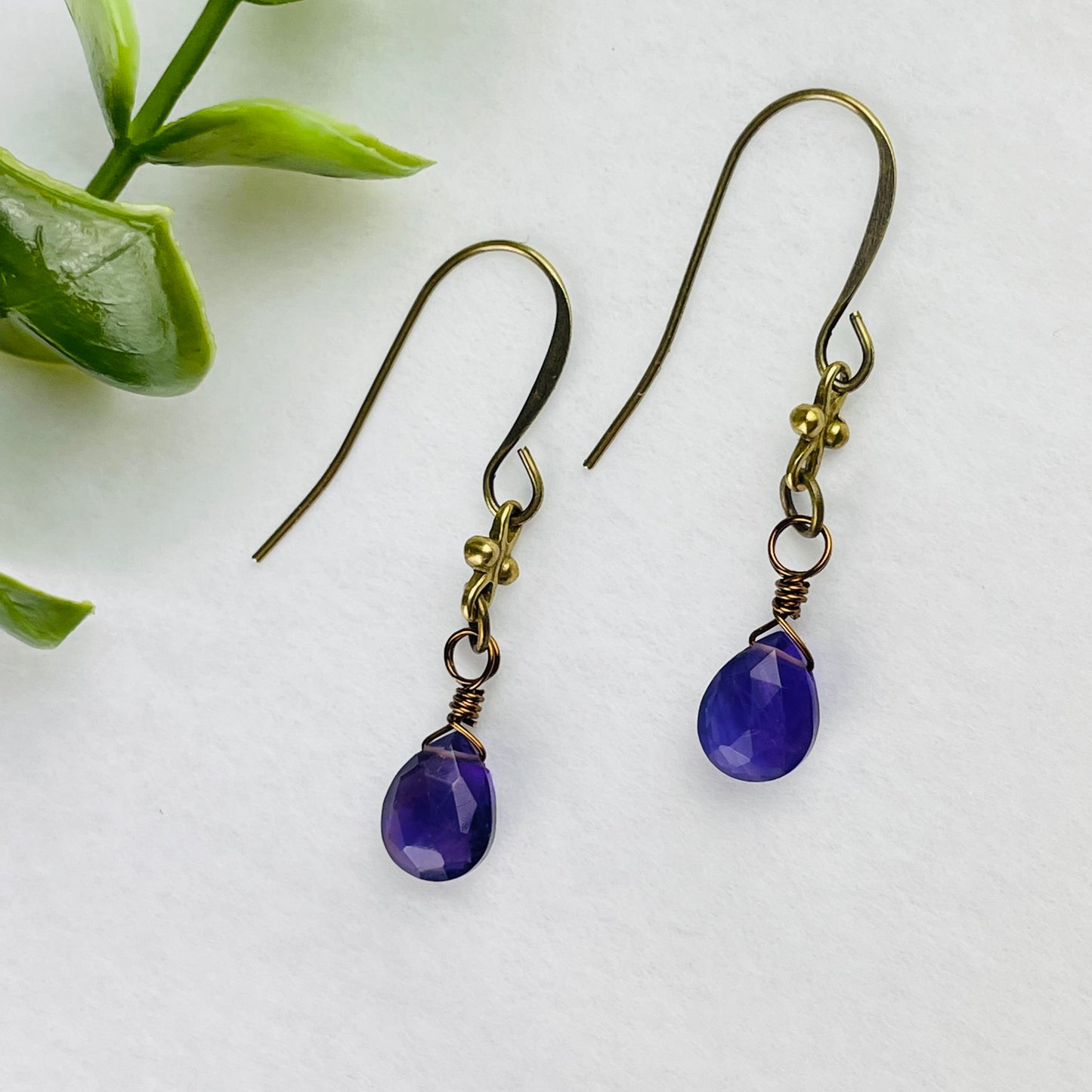 Lock & Key Petite Briolette Drop Earrings - Multiple Stones