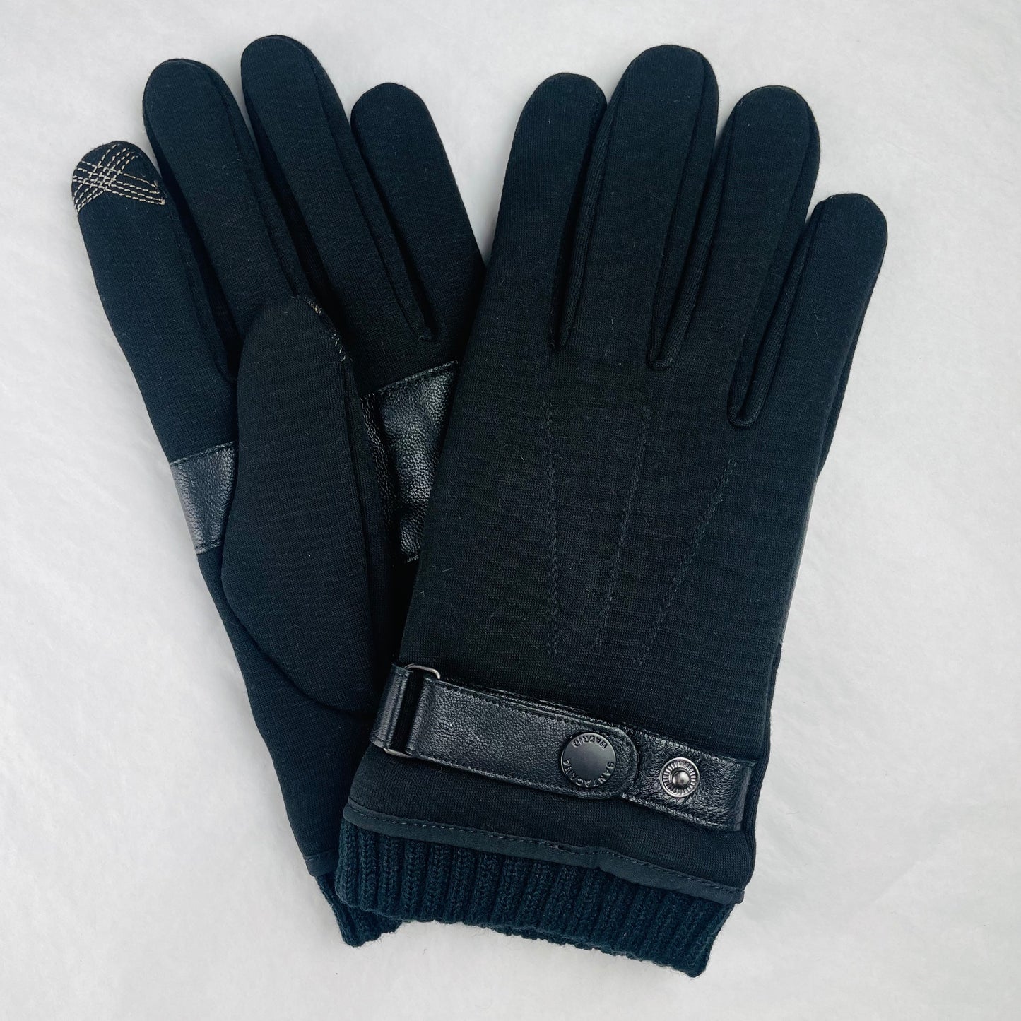 Santacana Men's Jersey Knitted Gloves