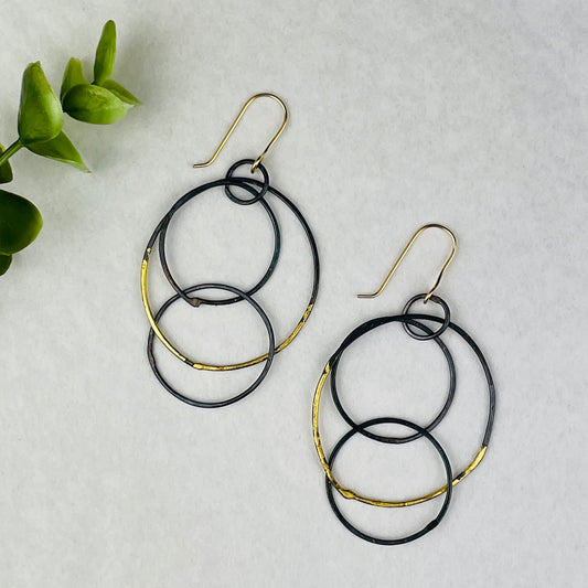 Metamorphosis Metals Long Link Earring