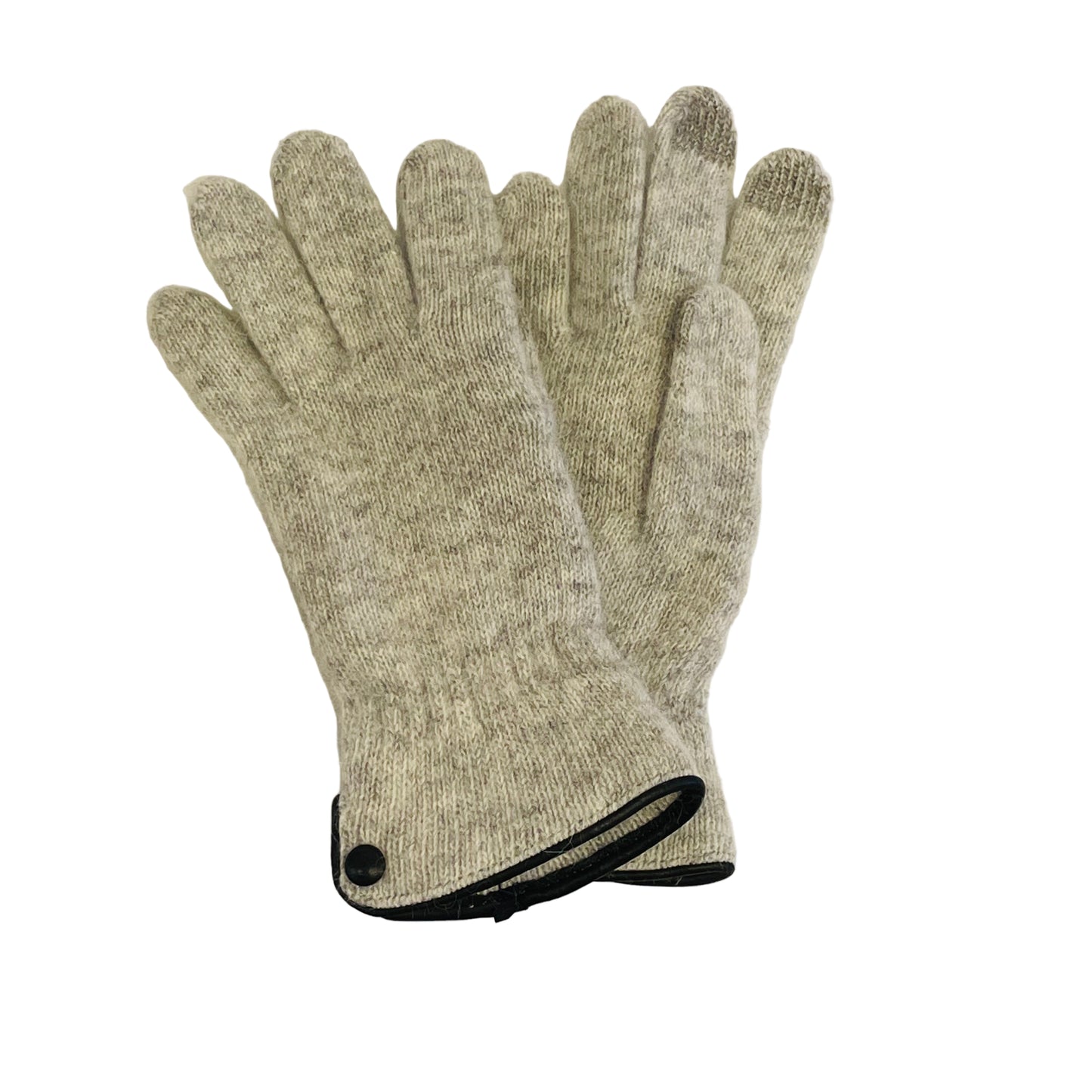 Santacana Leather Trim Wool Gloves - Multiple Colors