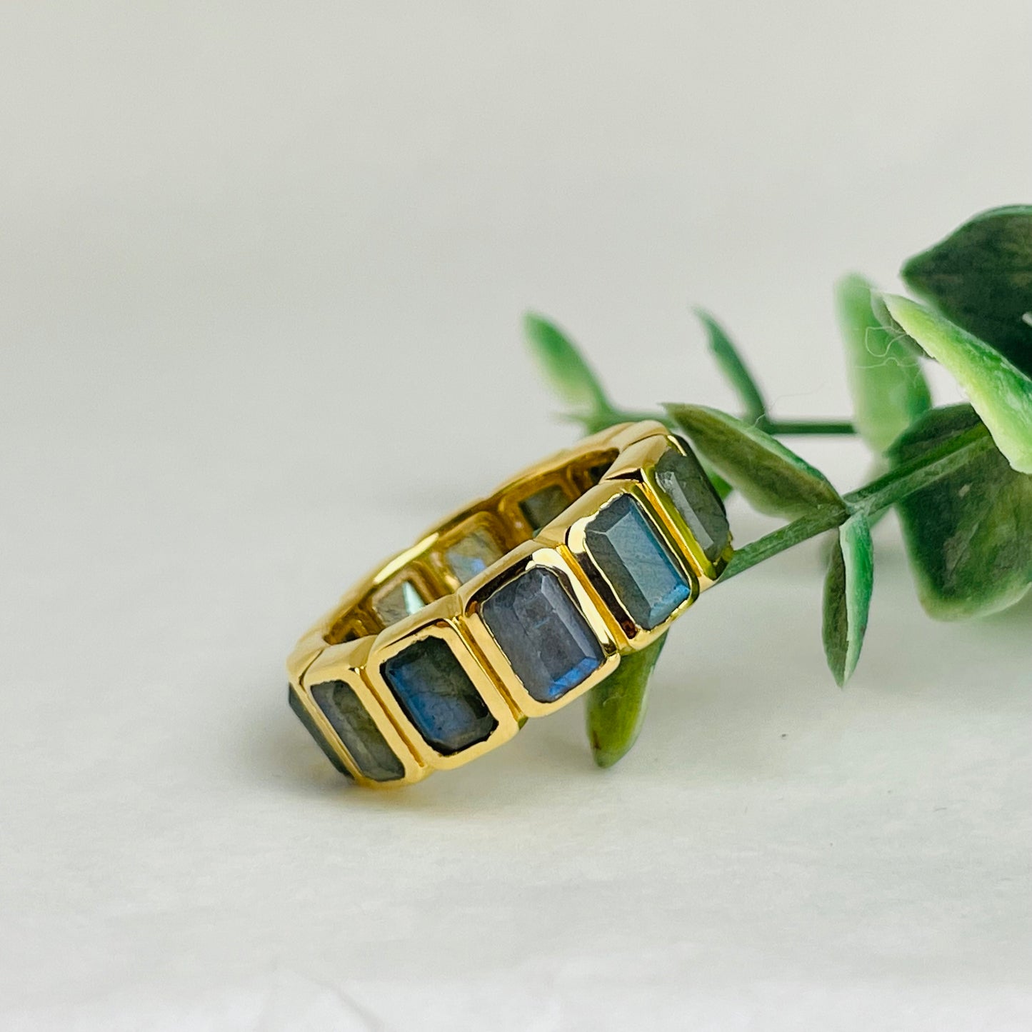 Treisi Jewelry 24K Gold Vermeil Eternity Band